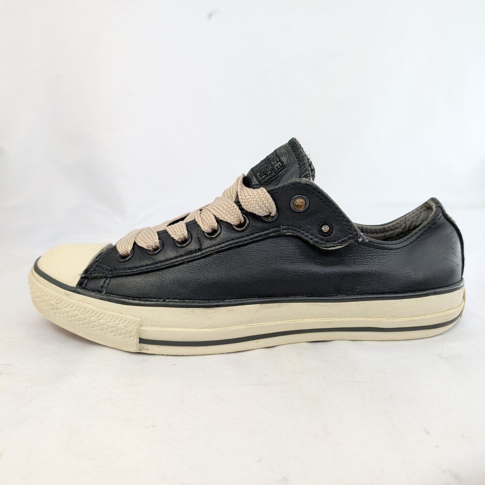 Converse John Varvatos Chuck Taylor All Star Low Top Leather Shoes Mens Size 9.5